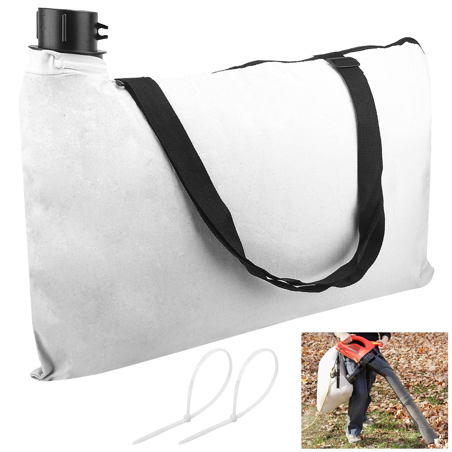 Bv-005 610004-01 Shoulder Bag - By Braveboy, Compatible With Black & Decker 614000401 Bv2500 Bv4000 Leaf Blower - Replacement Bv