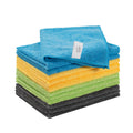 CLICK CLEAN Microfiber Cleaning Cloths, 24-Pack, Size 12 x 16, Lint-Free, Streak-Free, Reusable Cleaning Towels for Cleaning Win