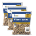 Upgrade Office Supply Upg22416Pk3 Rubber Bands, Size #16 (2-1/2 X 1/16), 1,800 Bands, 1 Lb Pack, 3-Pack, Made In Usa