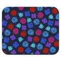 Dungeon Dice Pattern For Fighting Dragons Low Profile Thin Rubber Mouse Pad Mousepad