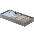 FHSQX Under Bed Storage Container 3 Inches Low Profile Underbed Organizer Bins Slim Under Couch Storage Box Ideal For Seasonal 