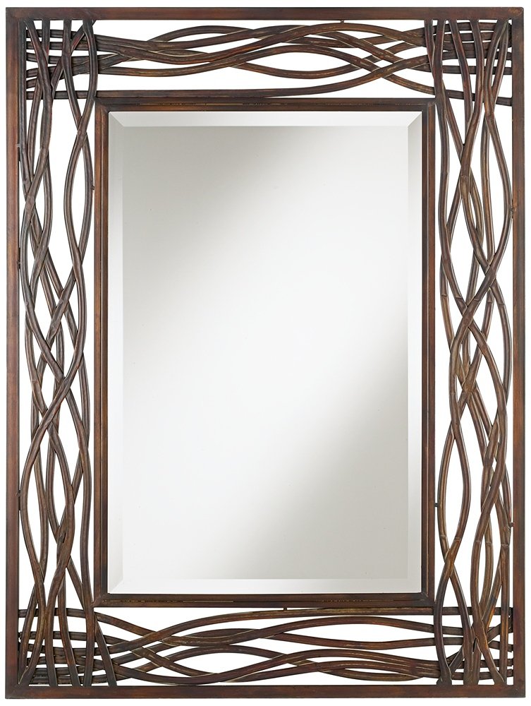 Uttermost, Mocha Brown Dorigrass Mirror 0.5 x 32 x 42, 1.00 D x 32.00 W x 42.00 H