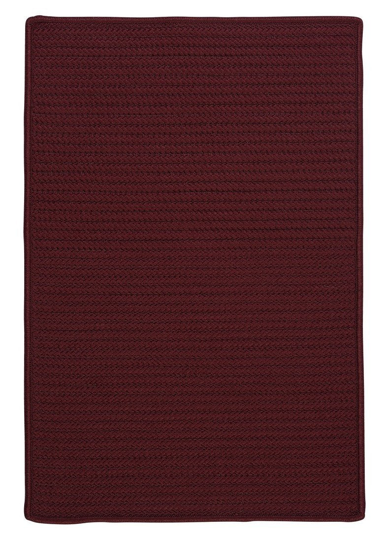 Colonial Mills Simply Home Solid Red 6' X 6' Square Area Rugs - H116R072X072S