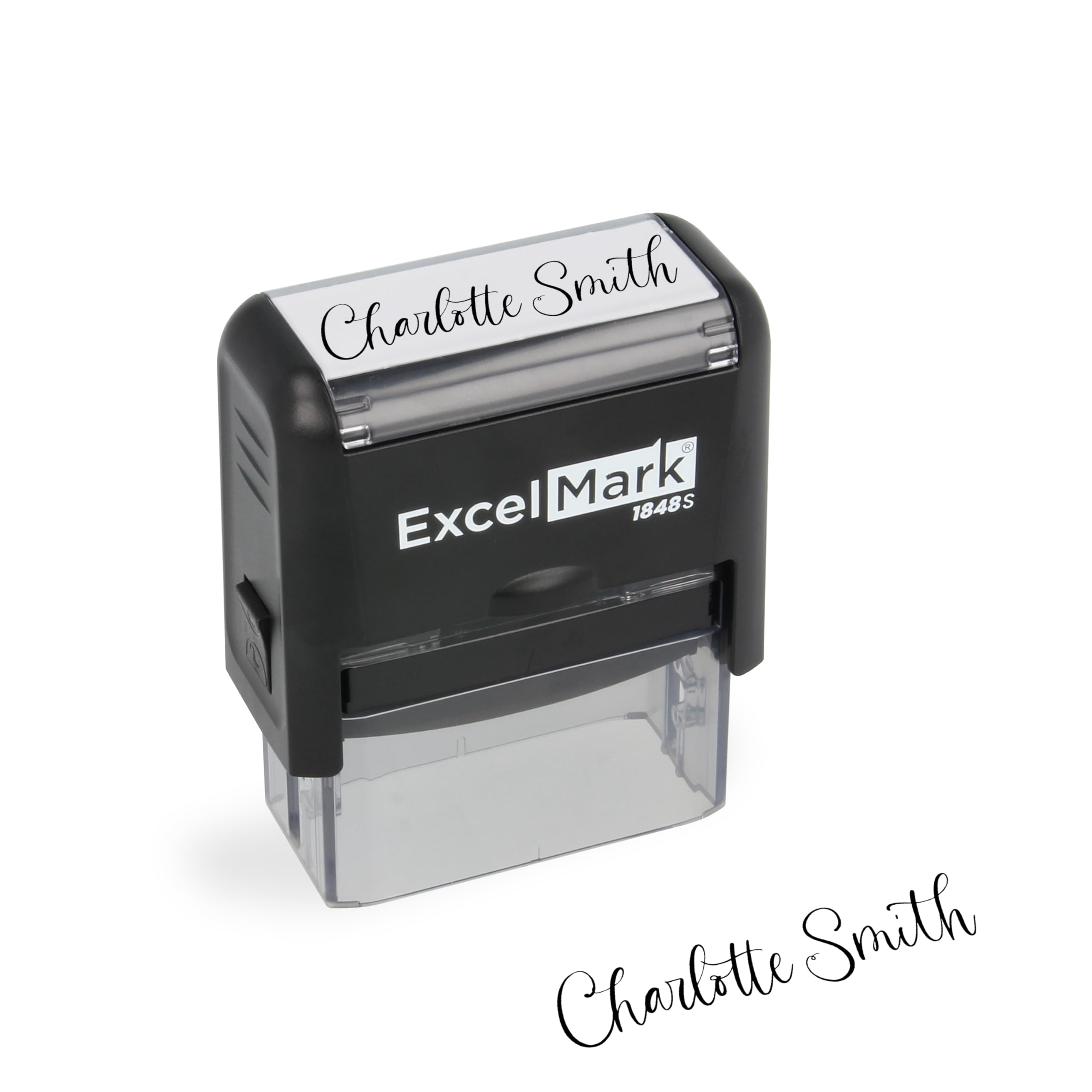 Excelmark Custom Signature Stamp - Self Inking - Medium