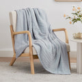 Love'S Cabin 6 Layer 100% Cotton Muslin Blanket, 50'X60' Throw Muslin Blanket For Couch Bed, Bluish Grey Muslin Throw Blanket, Cotton Gauze Blanket For Adult, Lightweight And Breathable Blanket