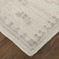 HomeRoots 514994 9 x 12 ft. Tan & Brown Floral Hand Knotted Stain Resistant Rectangle Area Rug