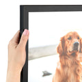 ArtToFrames 14x25 inch .75 Satin Black Stem - .5 Rabbet Wood Picture Frame, 2WOM10010-14x25