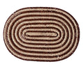 BENAVJI Blue Stripe Cotton Floor Mat 40x60 cm Soft Washable Anti Slip Door Mat Bathroom Kitchen Bedroom Entrance Rug Pack of 1
