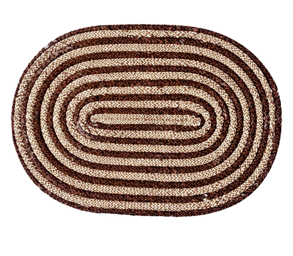 BENAVJI Blue Stripe Cotton Floor Mat 40x60 cm Soft Washable Anti Slip Door Mat Bathroom Kitchen Bedroom Entrance Rug Pack of 1