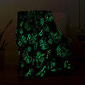 Gaming Gamer Glow In The Dark Blanket Boys Kids Teens Gifts For Birthday Christmas Valentine'S Easter Age 1 2 3 4 5 6 7 8 9 10 1