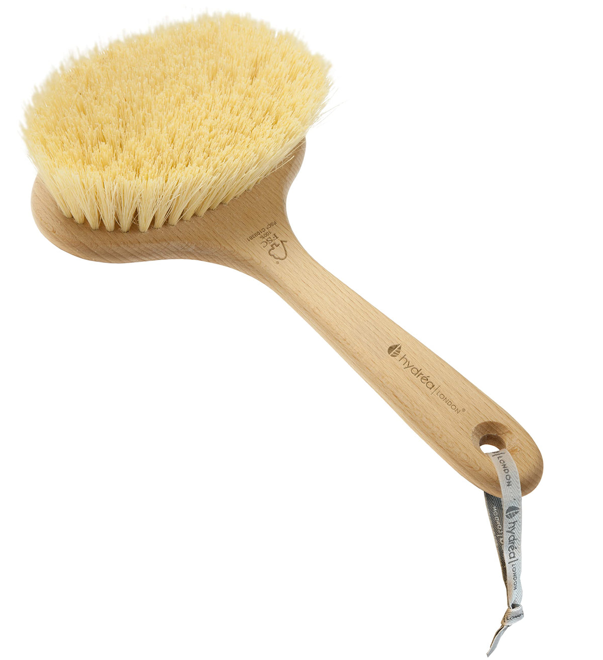 Hydr  a London Professional Dry Skin Detox Body Brush with Extra Long Cactus Bristles