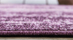 Unique Loom Del Mar Collection Area Rug - Lucille (2'X 8' Runner, Violet)