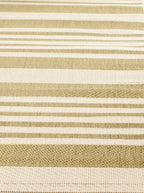 Safavieh Courtyard Collection Area Rug - 5'3'' X 7'7'', Green & Beige, Stripe Design, Non-Shedding & Easy Care, Indoor/Outdoor &