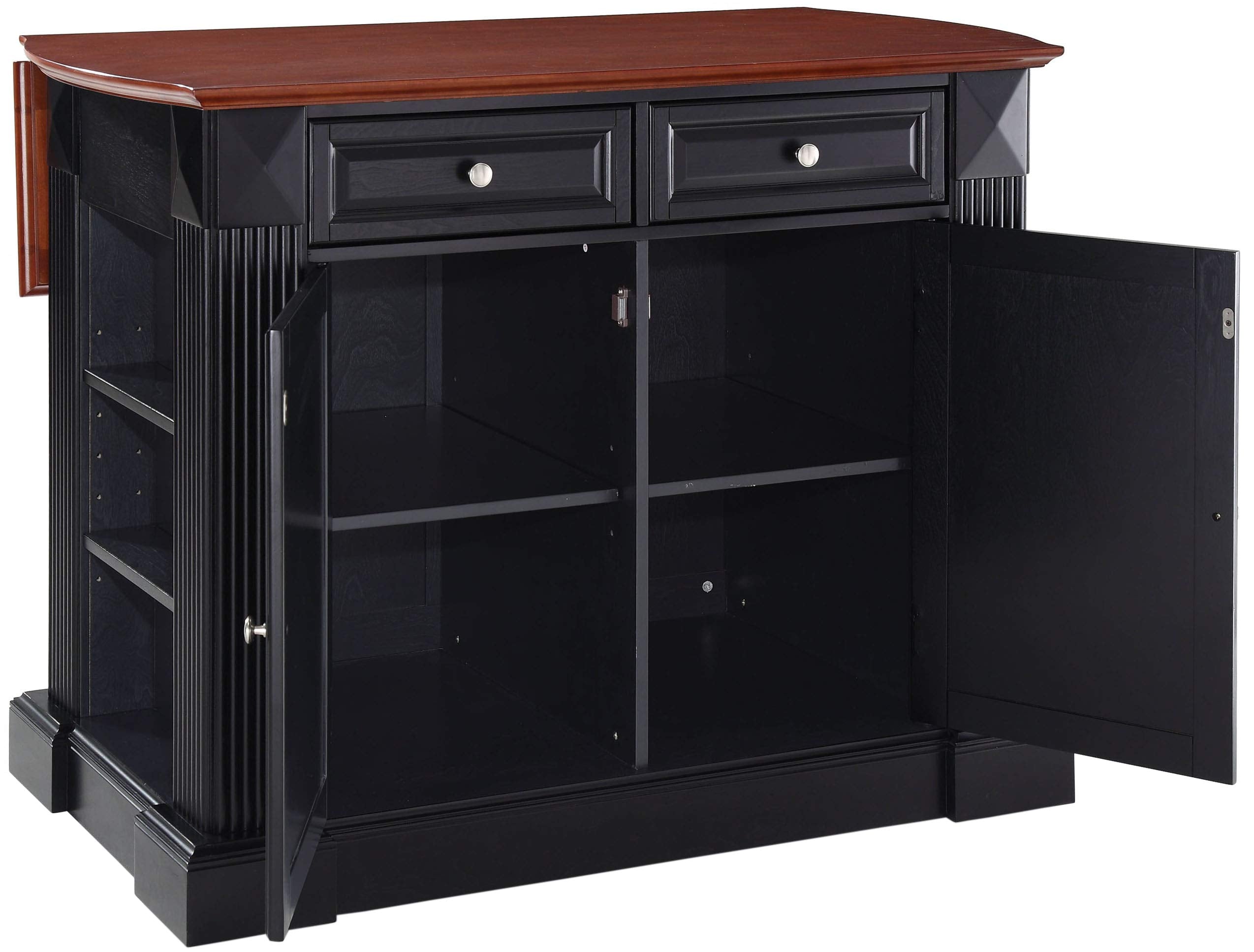 Crosley Furniture Drop Leaf Kitchen Island/Breakfast Bar - Thumbnail 4