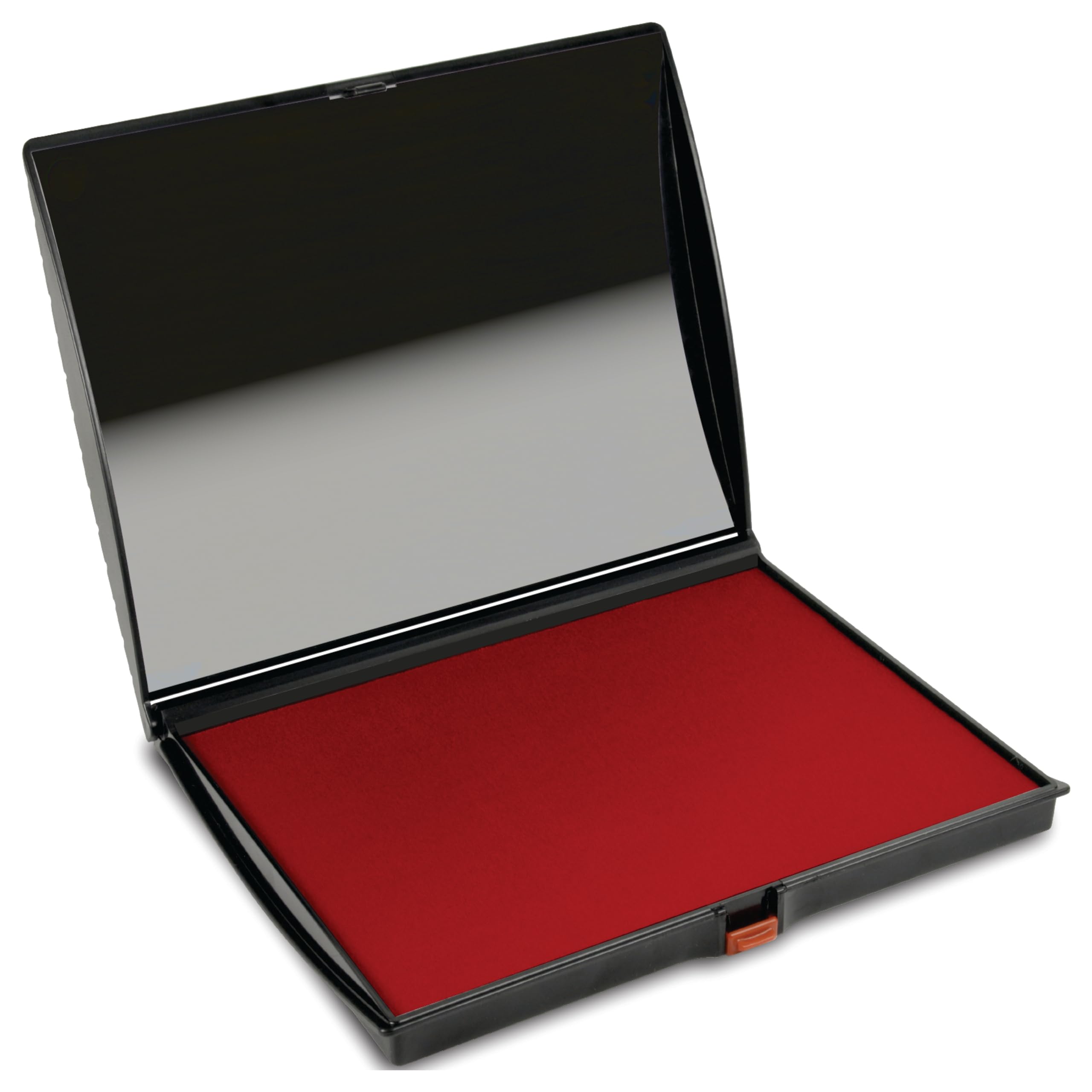 Supply360 As-Shi0940195 Shiny Large Stamp Pad, Felt, Plastic Cover, S4, 5' X 7', Red Ink