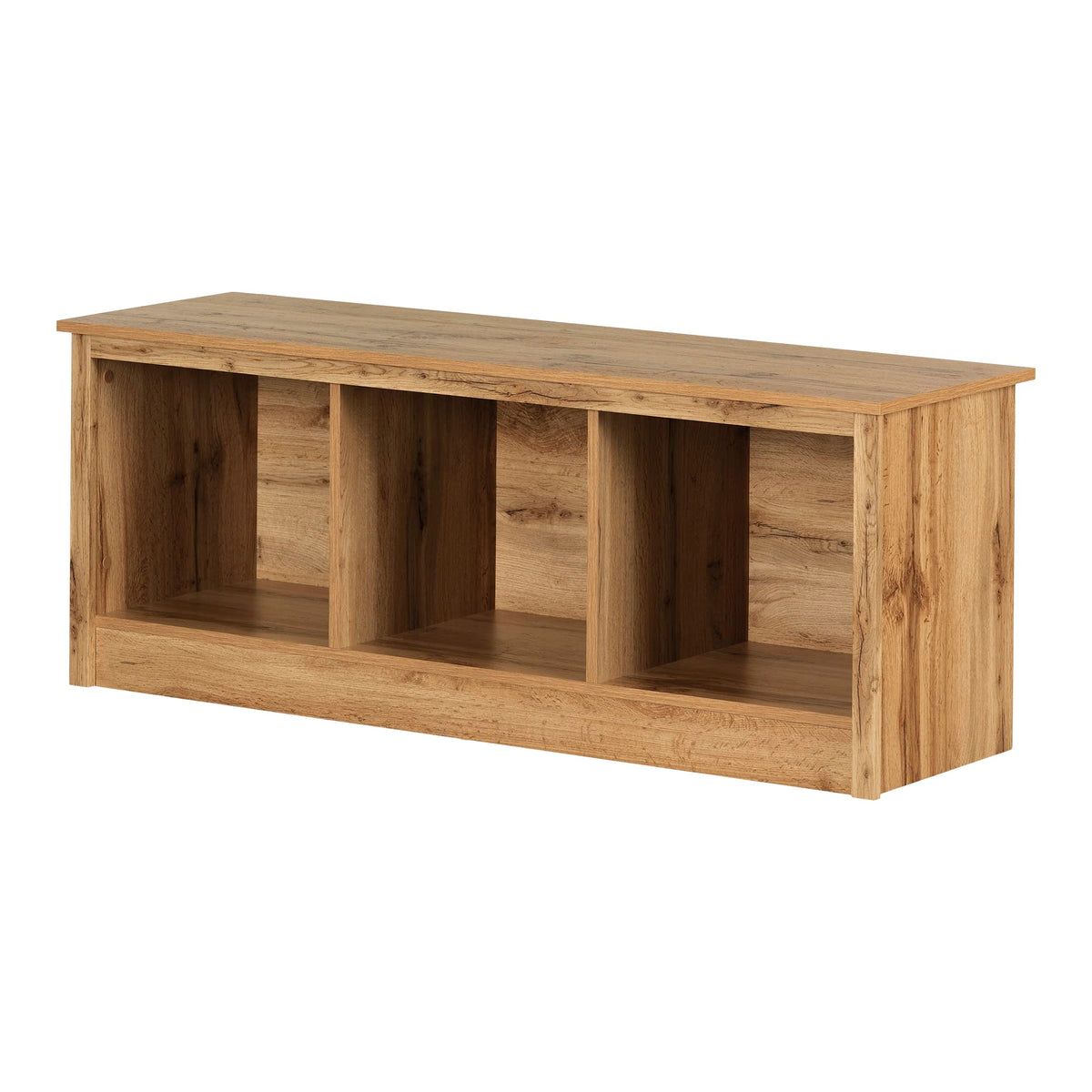 South Shore Fernley Bench With Storage, Nordik Oak