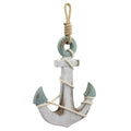 Stonebriar Anchor Wall Decor, Worn White, 1.00 x 9.50