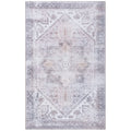 SAFAVIEH Tucson Collection Accent Rug - 3 x 5, Beige & Grey, Persian Design, Non-Shedding Machine Washable & Slip Resistant Id