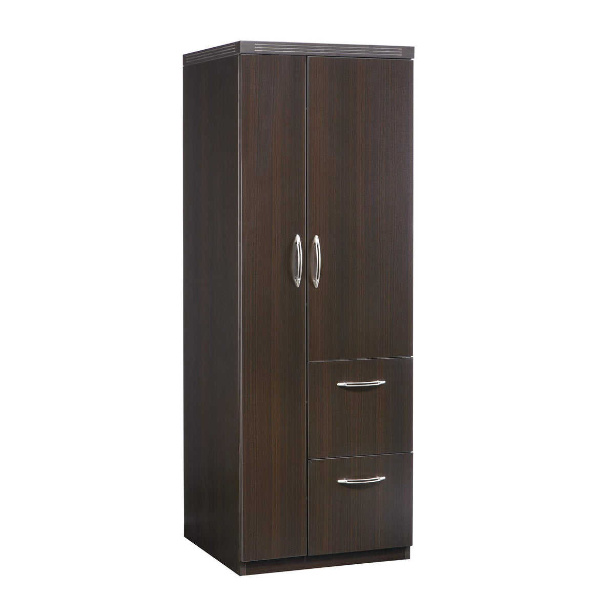 Safco Mayline APSTLDC Aberdeen Personal Storage Tower with 2 Doors and 2 Drawers, Mocha Tf