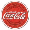Desperate Enterprises Coca-Cola Family & Friends Fully Embossed Steel Sign - Vintage Coca Cola Merchandise and Gifts - Nostalgic