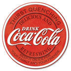 Desperate Enterprises Coca-Cola Family & Friends Fully Embossed Steel Sign - Vintage Coca Cola Merchandise and Gifts - Nostalgic