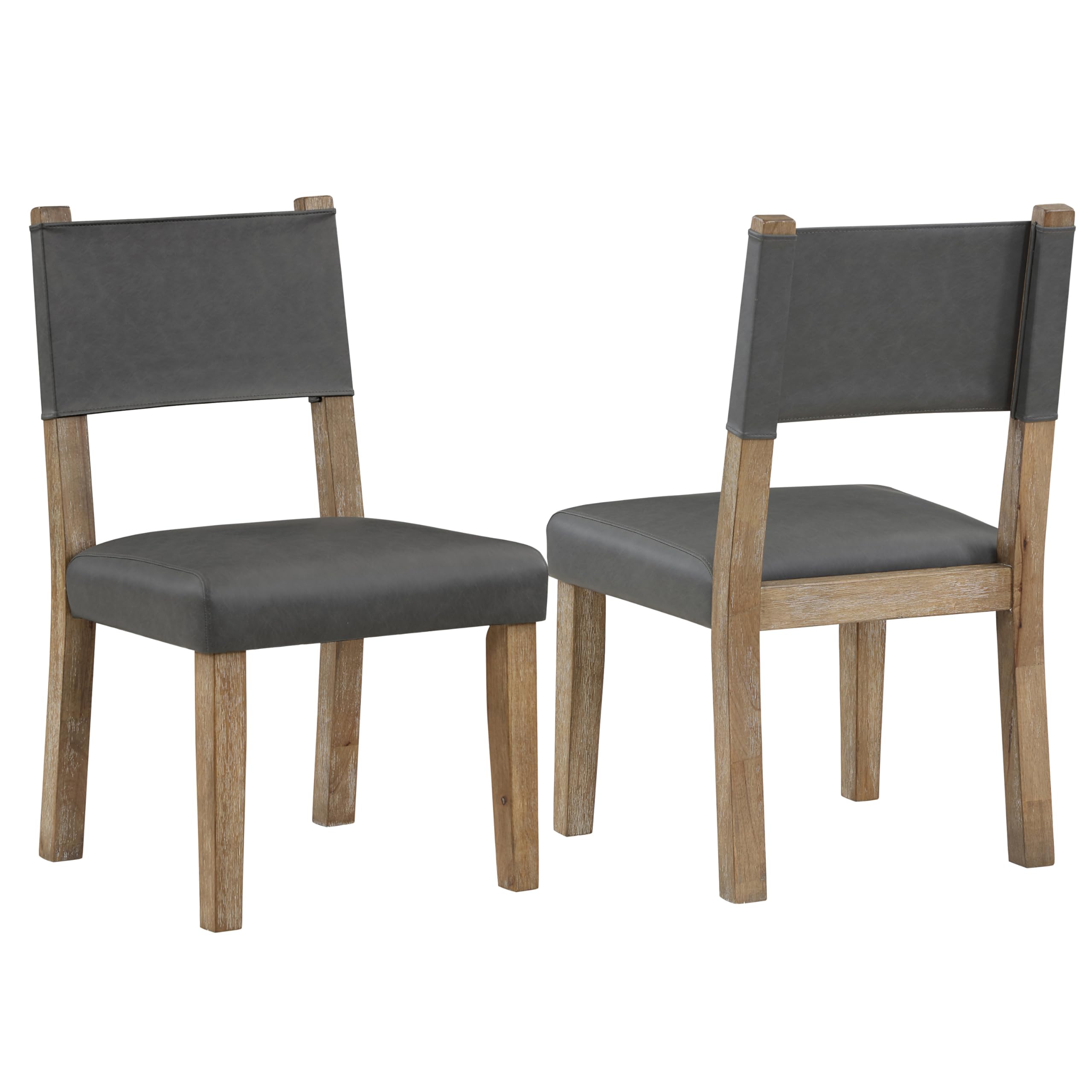 Aubrey Brown Side Chair, Set of 2