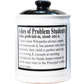Teacher Gifts, Ashes Of Problem Students Ceramic Decorative Jar With Lid, Gifts For Women, Men, Unique White Elephant Gifts For