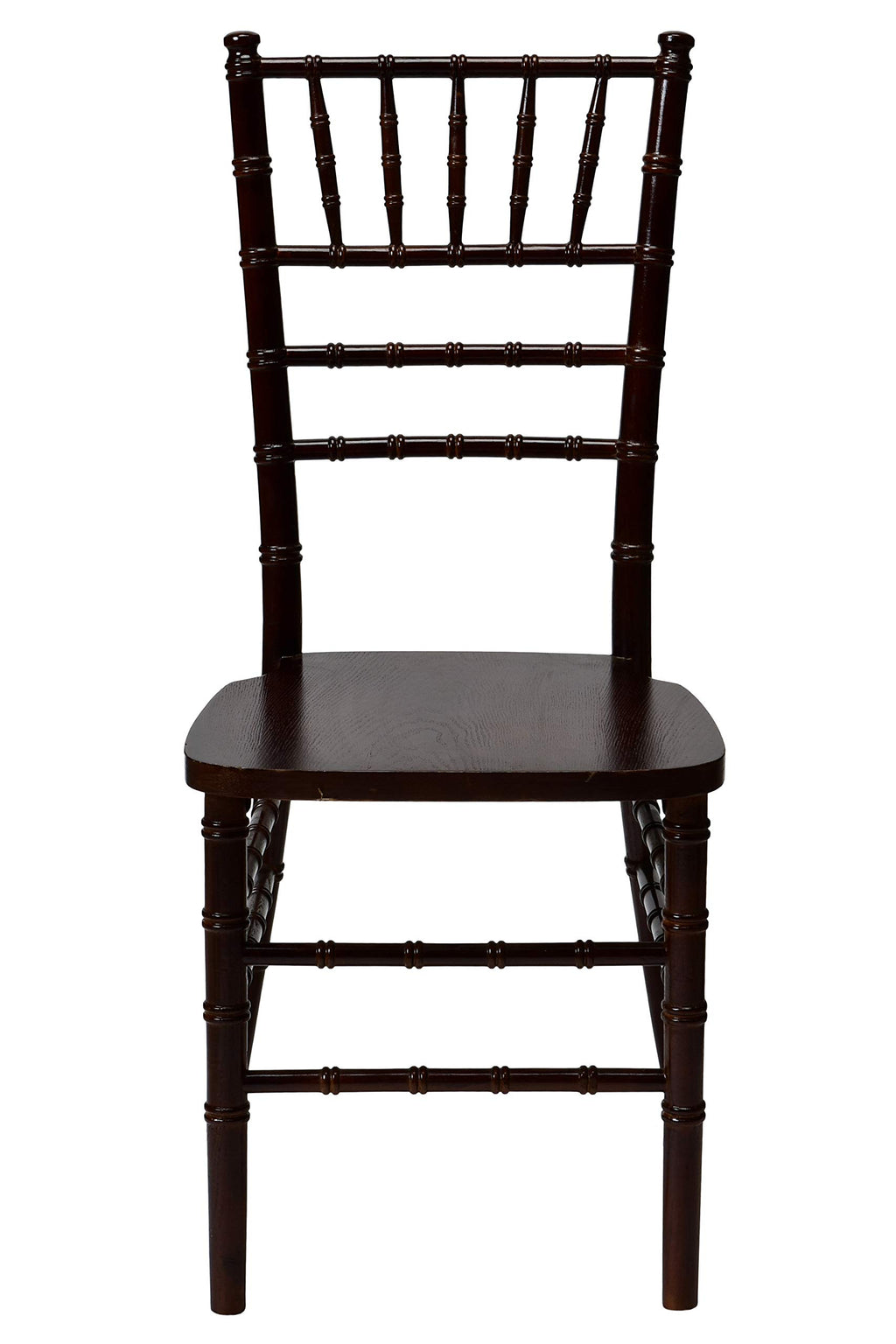 Commercial Seating Products European Red Mahogany Wood Dining Chairs, 1-Pack