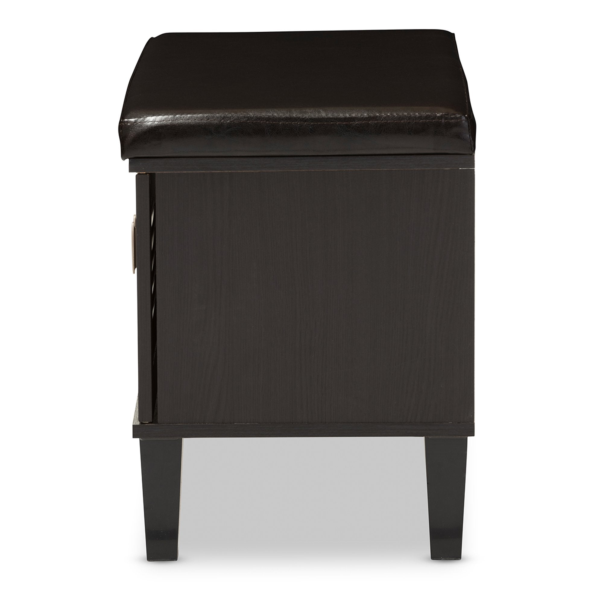 Baxton Studio FP-6793-Espresso Storage-Benches, Dark Brown