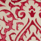 Rizzy Home | T11815 | 22"x22" Red/Neutral/Orange Decorative Pillow | Down Fill