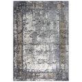 Spring 8'6" X 11'10" Abstract Beige/Charcoal/Black/Gray/Brown Power-Loomed Rug