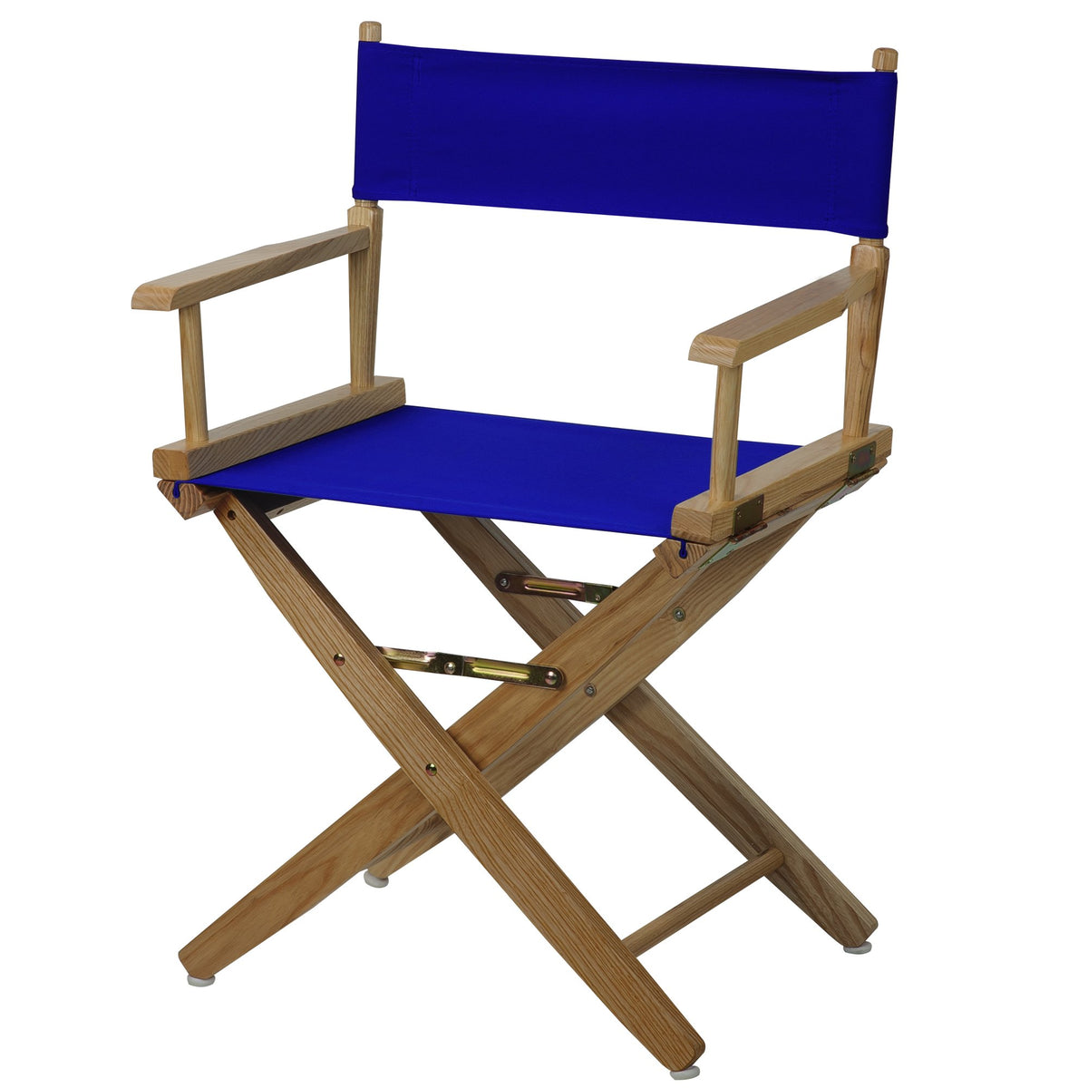 American Trails Extra-Wide Premium 18&quot; Director'S Chair Natural Frame With Royal Blue Canvas