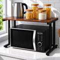 Belorg MultiPurpose Microwave Stand,Kitchen Rack,Oven Rack Counter Shelf,Space Saving Organizer, Two Layers Counter Top Organiz