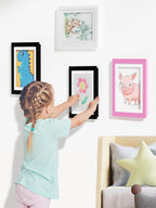 Orionstar Kids Art Frames, Artwork Picture Frames Changeable, Front Opening Picture Display Frames Holds 11.8X8.5Inch 100 A4 Pcs