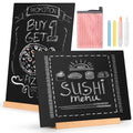 Small Chalkboard Signs 8 X 12 Inch Tabletop Blackboard Chalk Board Signs With Stand Food Signs Menu Board For Buffet Kitchen Res