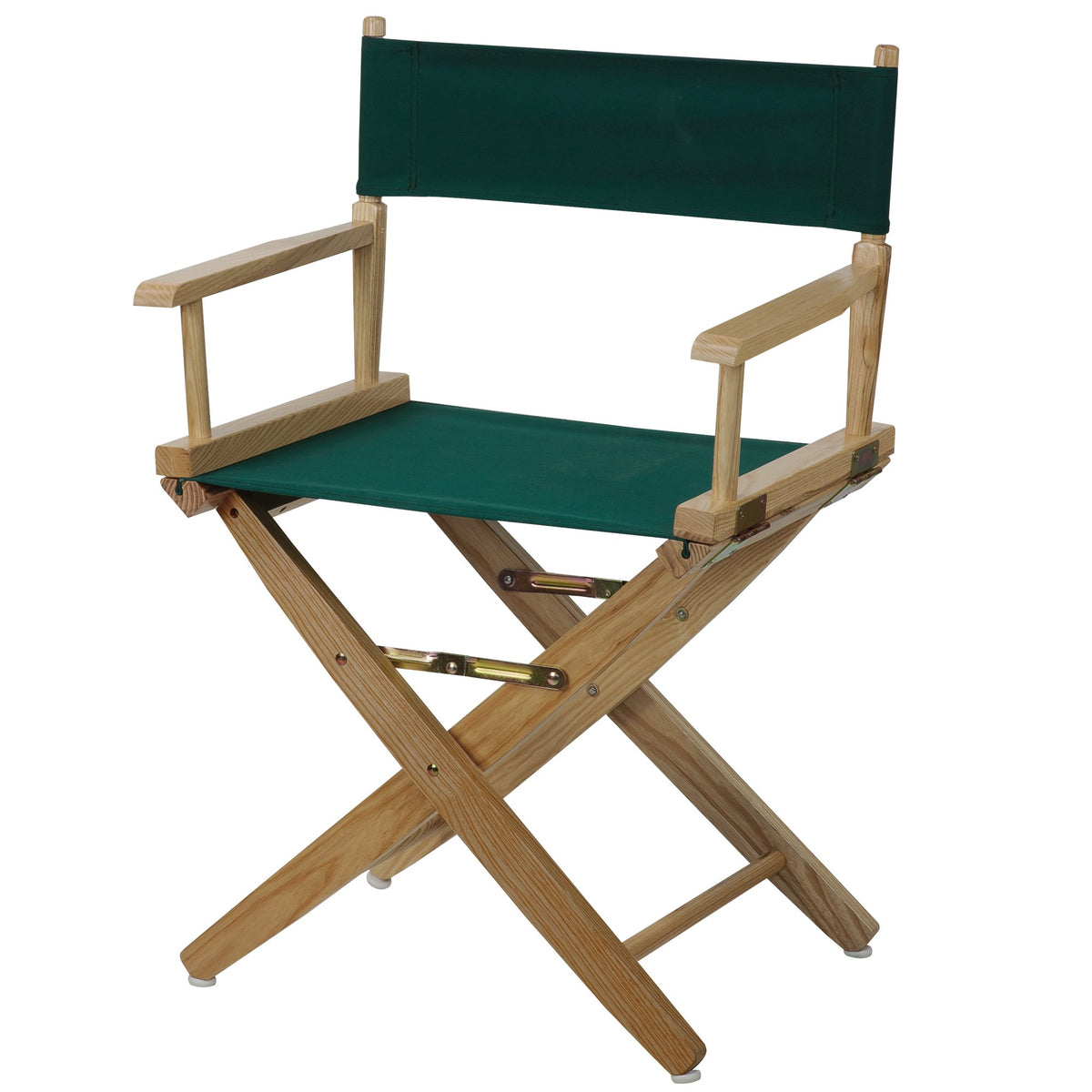 American Trails Extra-Wide Premium 18&quot; Director's Chair Natural Frame with Hunter Green Canvas