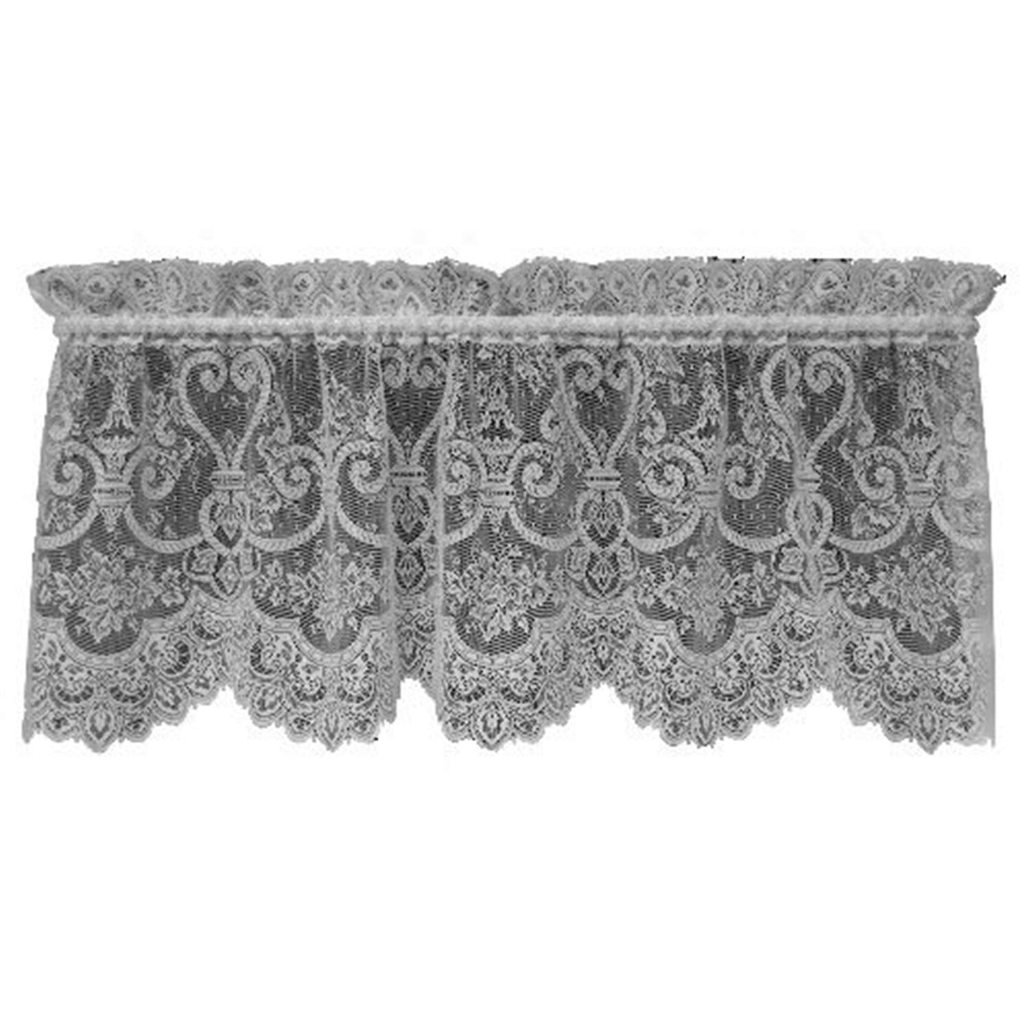 Heritage Lace English Ivy 60-Inch Wide by 22-Inch Drop Valance, Ecru