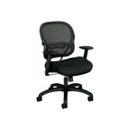 Hon Basyx Wave™ Hvl712 Mid-Back Mesh Task Chair, Black