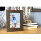Barnwoodusa | Farmhouse 8X10 Picture Frame | 1 1/2 Inch Molding | 100% Reclaimed Wood | Rustic | Espresso
