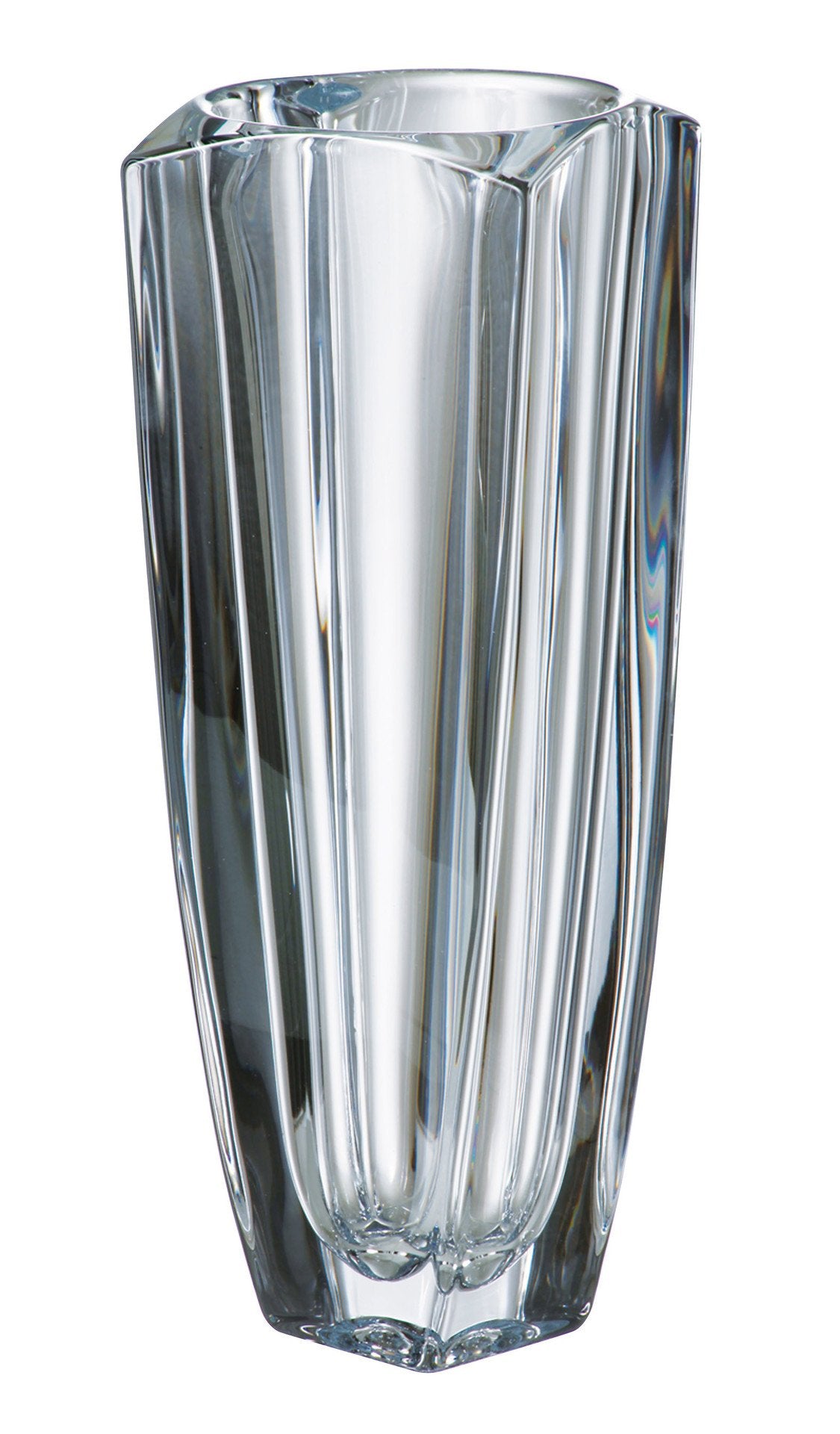 Barski - European Glass - Crystalline - Vase - 13 Height - Made in Europe