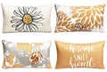 Rysmiyou Decorative Throw Pillow Covers Set Of 4 Coffee Pillow Covers 12X20 Inch Throw Pillow Cases Linen Square Pillow Case,Far