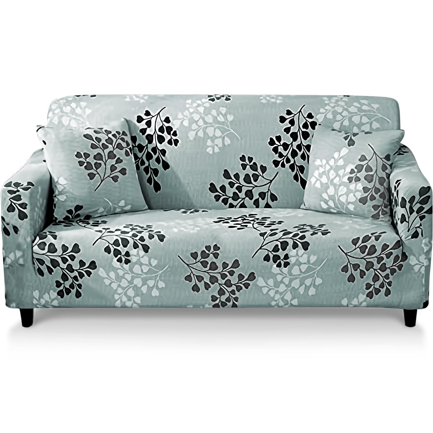Lamberia Printed Sofa Cover Stretch Couch Cover Sofa Slipcovers For Couches And Loveseats With Two Pillow Case (Fall, Sofa-3 Seater)