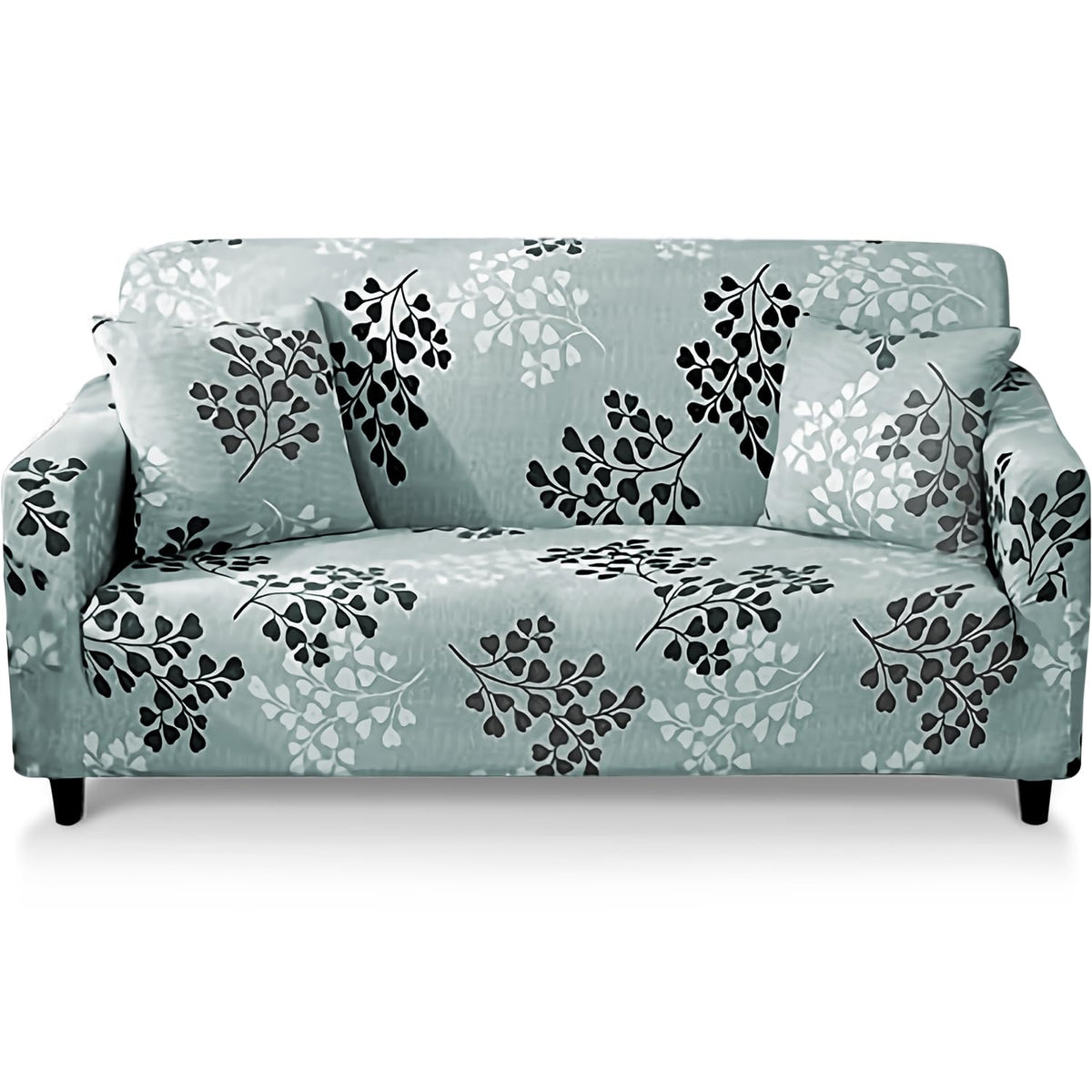 Lamberia Printed Sofa Cover Stretch Couch Cover Sofa Slipcovers For Couches And Loveseats With Two Pillow Case (Fall, Sofa-4 Seater)