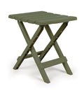 Camco 21042 Quick-Folding Adirondack Table, Plastic, Sage