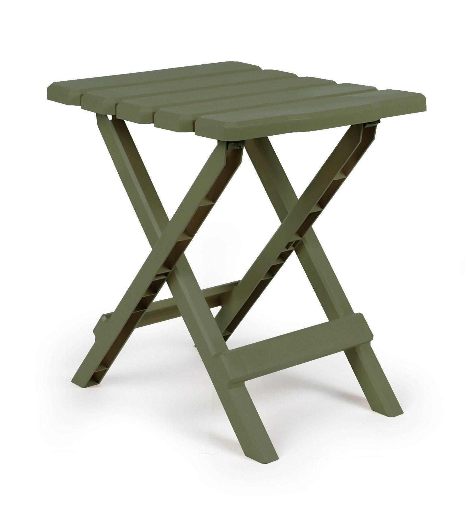 Camco 21042 Quick-Folding Adirondack Table, Plastic, Sage
