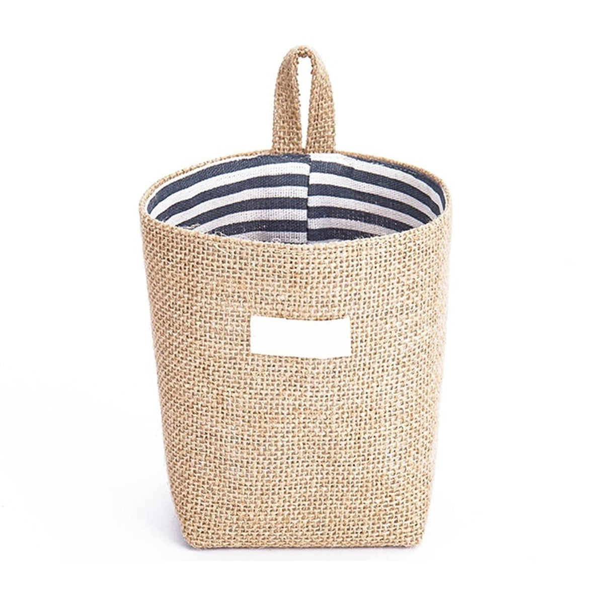 YWLETO Laundry Basket Home Decoration Stripe Hanging Bag Sundries Storage Box (Color : 2)
