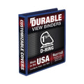 Samsill Durable 1.5 Inch Binder, Made In The Usa, D Ring Binder, Customizable Clear View Cover, Blue, Holds 350 Pages