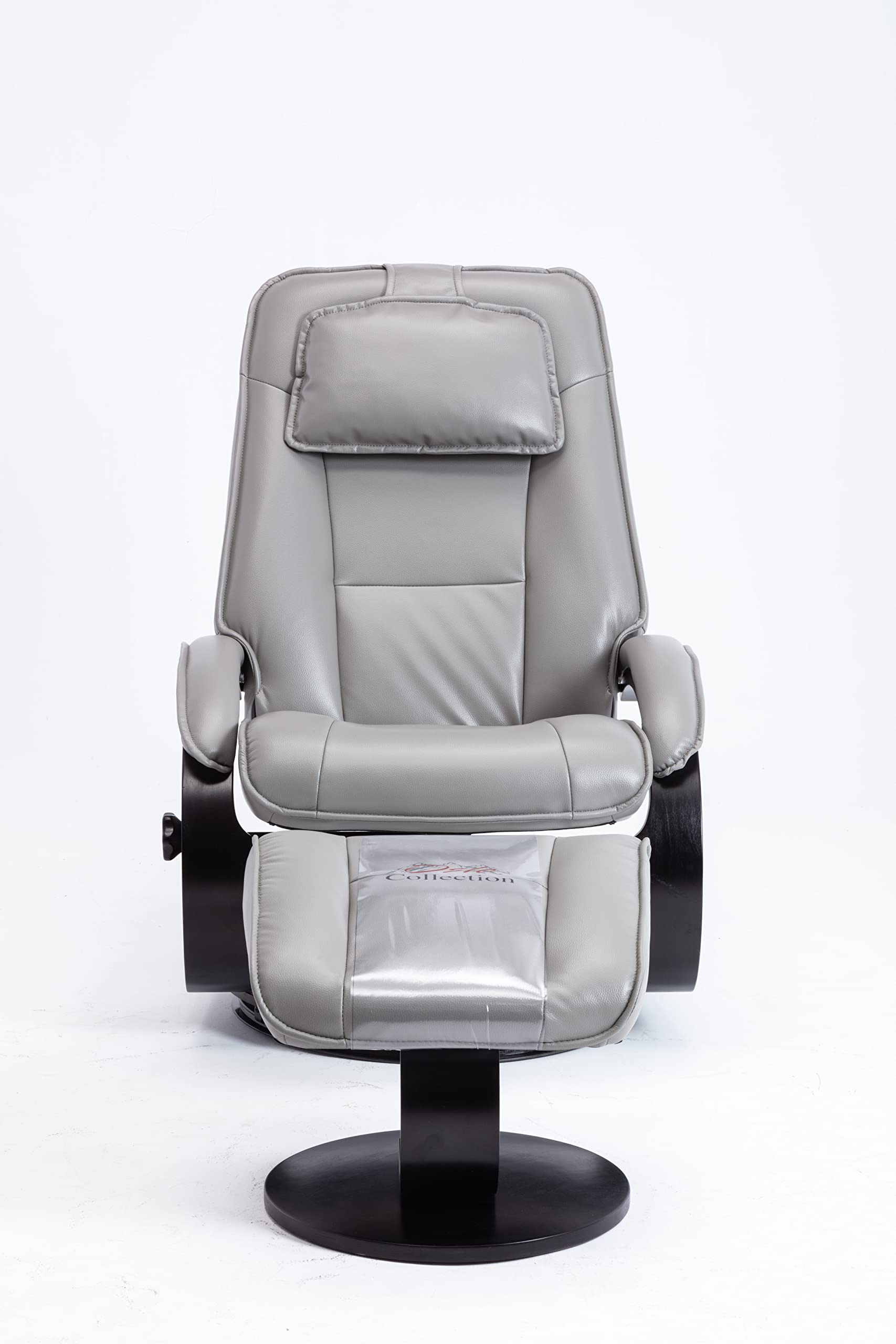 Oslo Collection Begern Manual Recliner, Grey