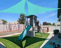 Coarbor 10'X13'X16' Sun Shade Sail Triangle Canopy Sunshade Sunshine Block Shade Cloth For Outdoor Backyard Patio Deck Garden (S