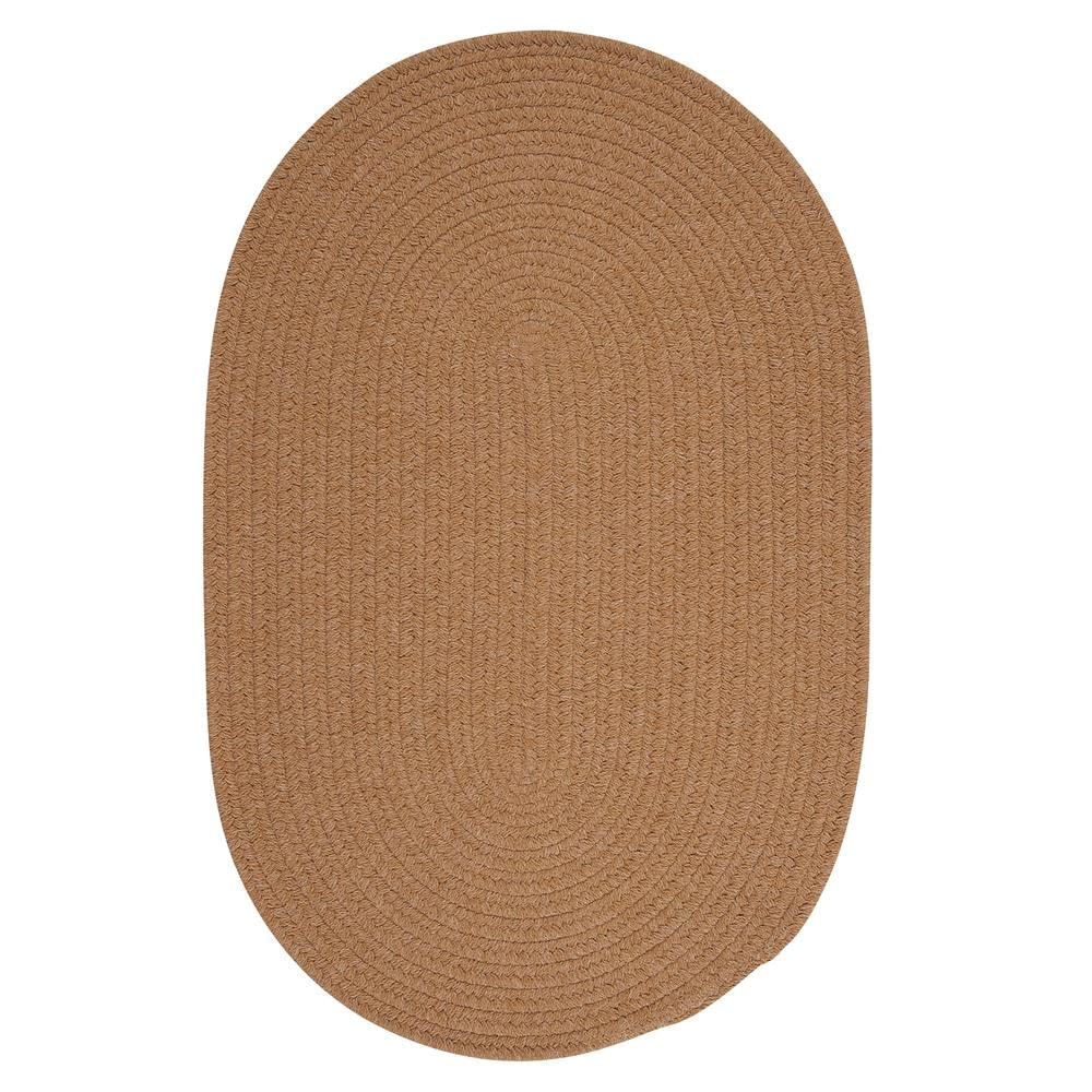 Solid Wool Blend Evergold Rug Rug Size: Round 5'